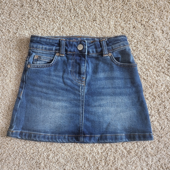 ♥️EUC♥️ BODEN GIRLS DENIM SKIRT - Picture 1 of 8